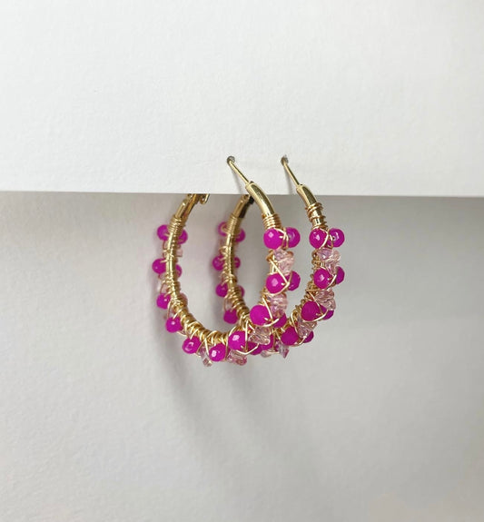 Boucle d’oreille Rosa